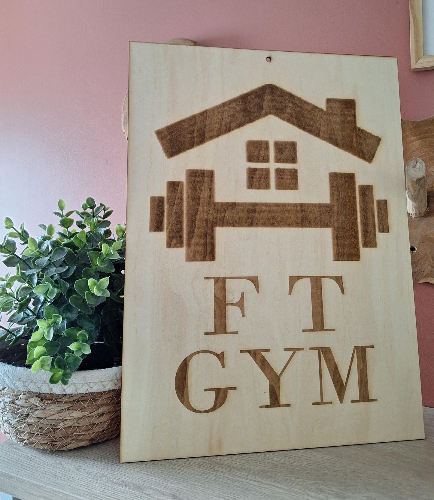 Logo sur bois