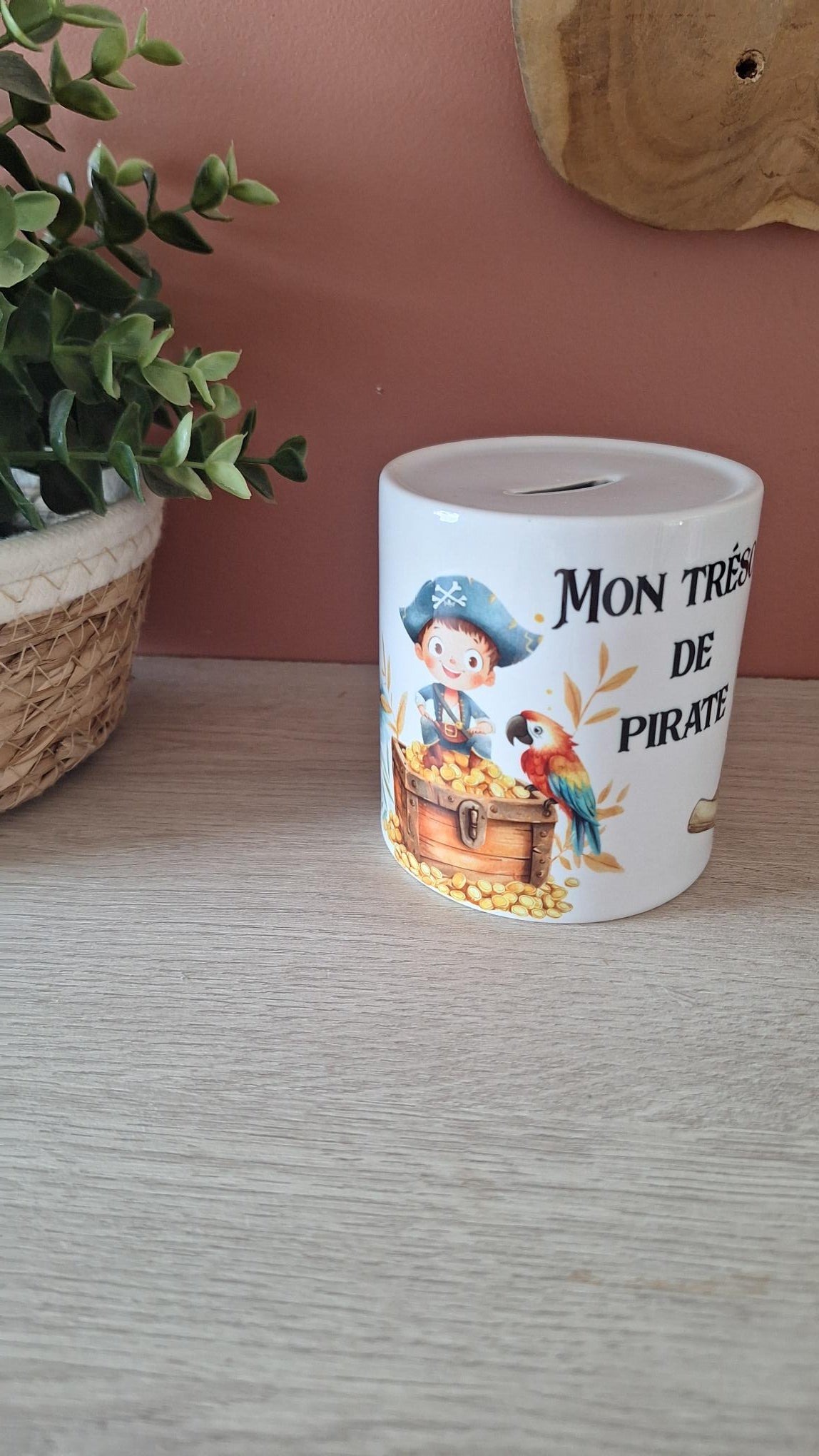 Tirelire " Mon trésor de Pirate"