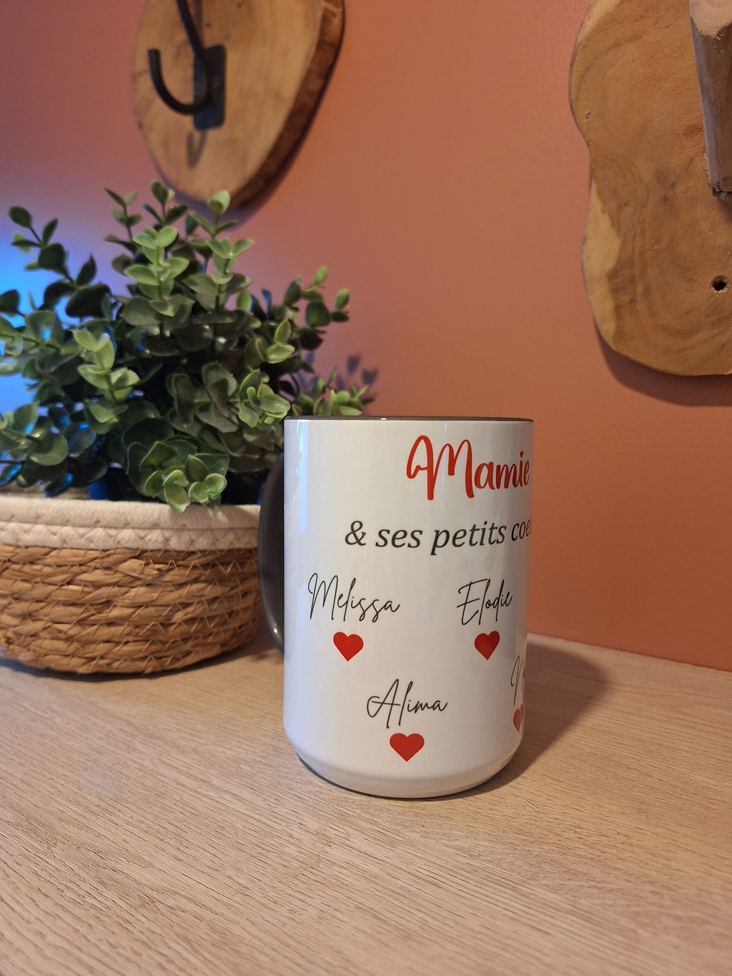 Tasse Mamie et ses petits cœurs