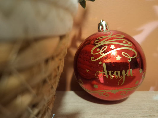 Boules de Noël personnalisées
