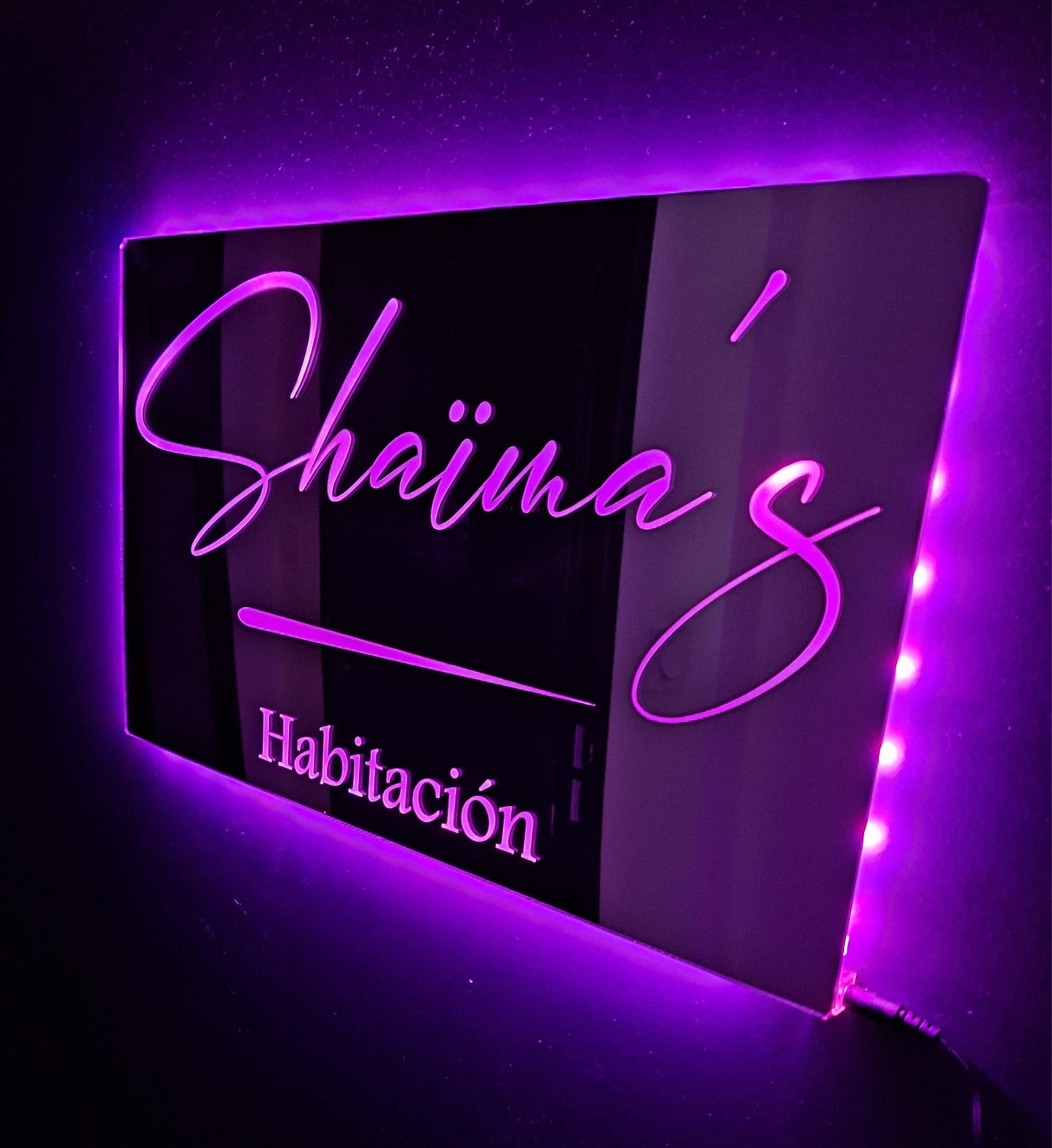 Miroir Led personnalisé