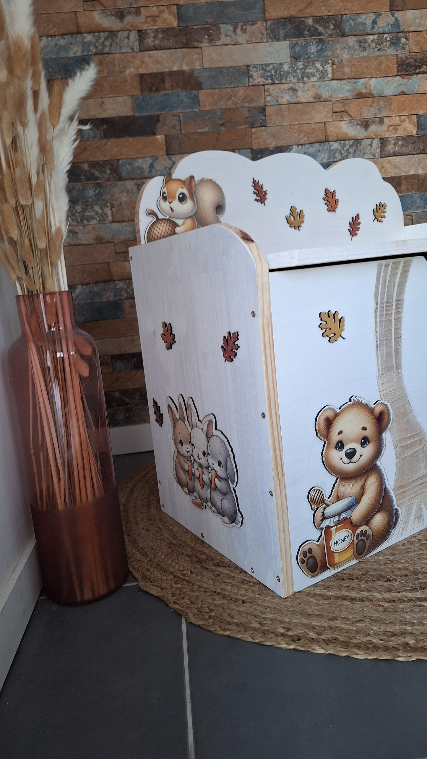 Banc coffre enfants personnalisé